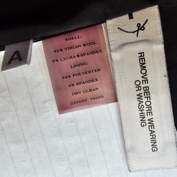 Ann Taylor Virgin Wool Blend Sleeveless Sheath Midi Dress 2P - Picture 8 of 8